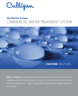 Commercial Water Treatment System